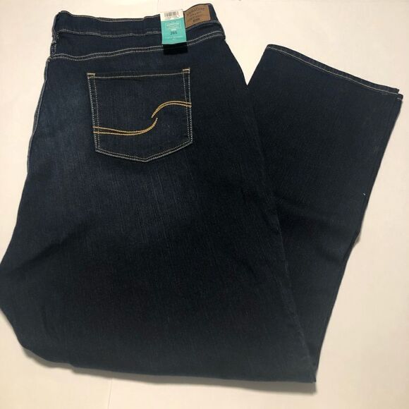 Signature Levi Strauss Jeans Womens 26 Short Curvy Straight - Picture 1 of 4